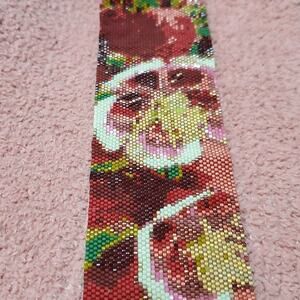 Beautifully handmade Victorian Roses bracelet high quality Miyuki Delica beads